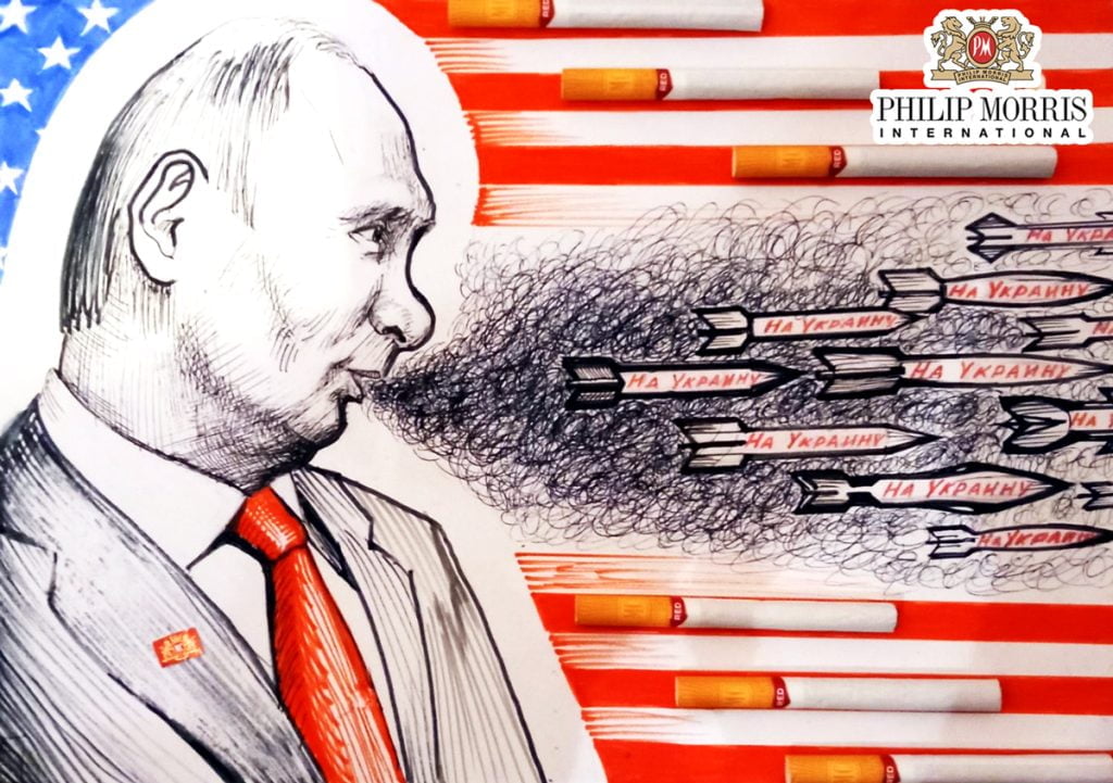 Philip Morris boasts of thanks from Putin and designates Crimea as Russian